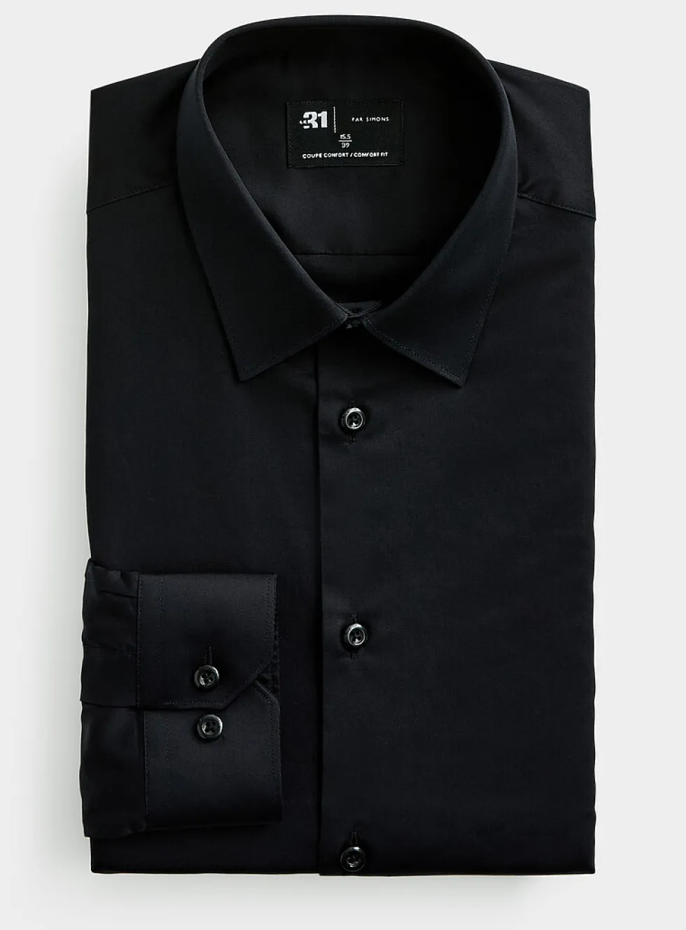 Satiny 100% cotton shirt