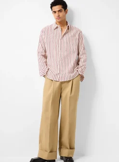 Satoshi striped knit shirt