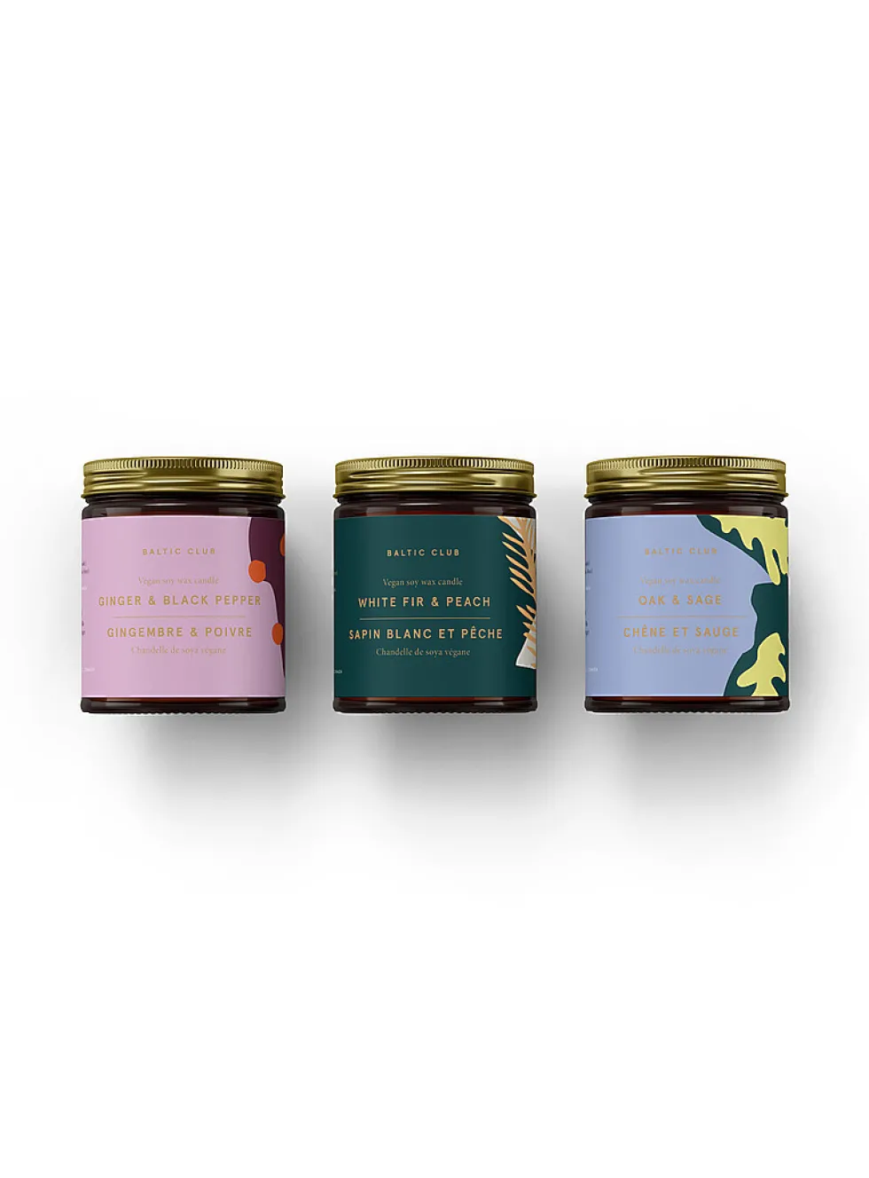 Scented soy candle box set