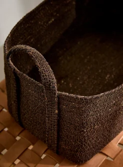 Seagrass large rectangular basket