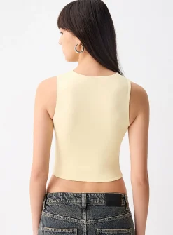 Second skin cropped cami