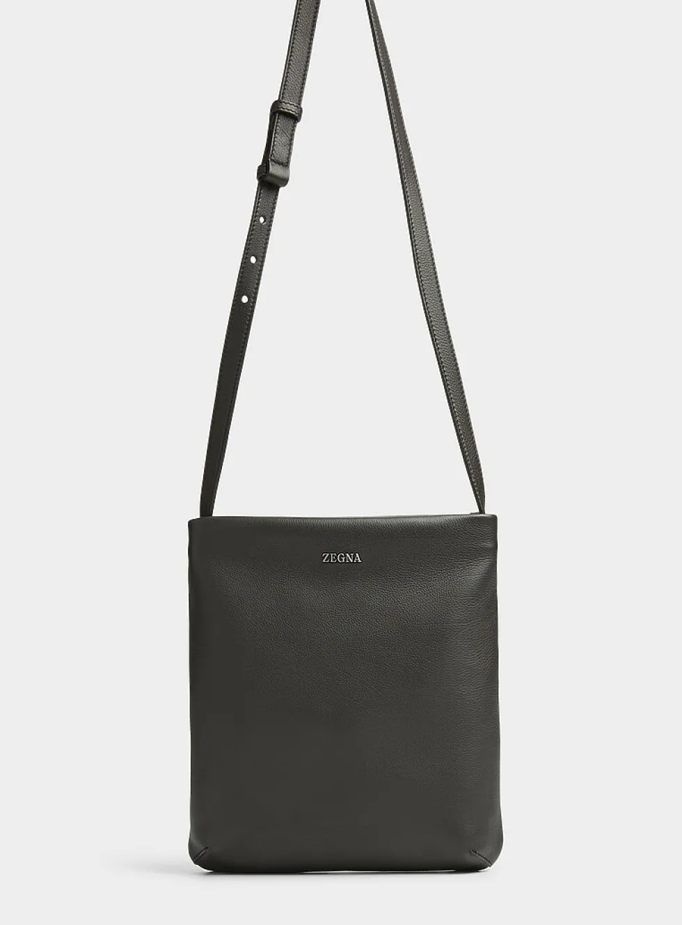 Secondskin supple leather cross-body bag