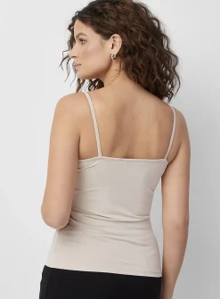 Second-skin thin straps cami