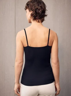 Second-skin thin straps cami