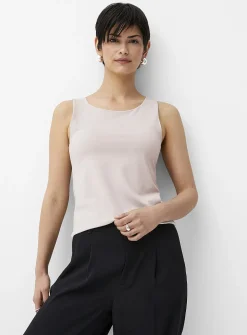 Second-skin wide straps cami
