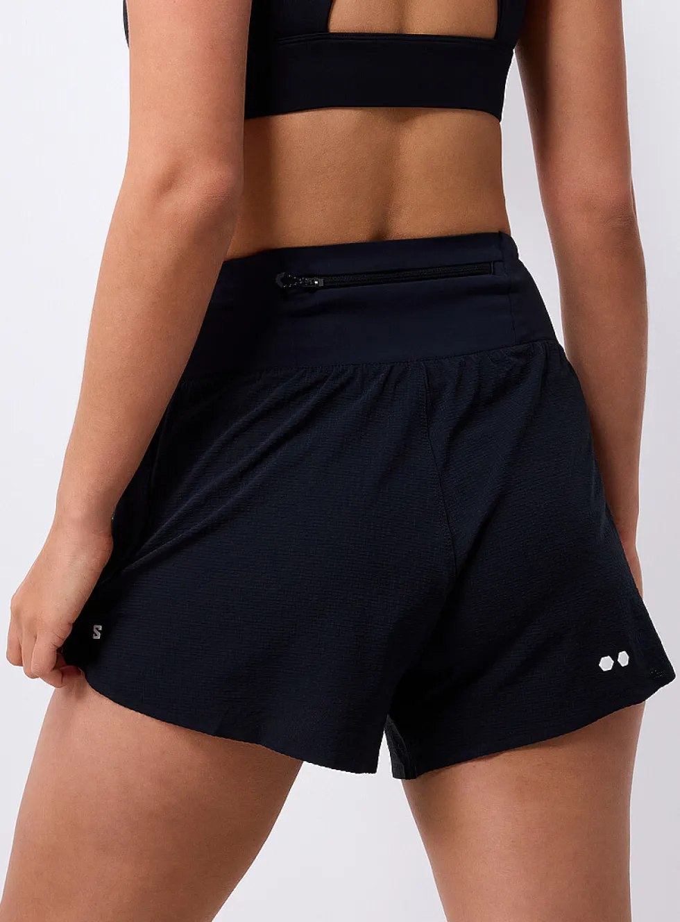 Sense Aero stretch ripstop split short