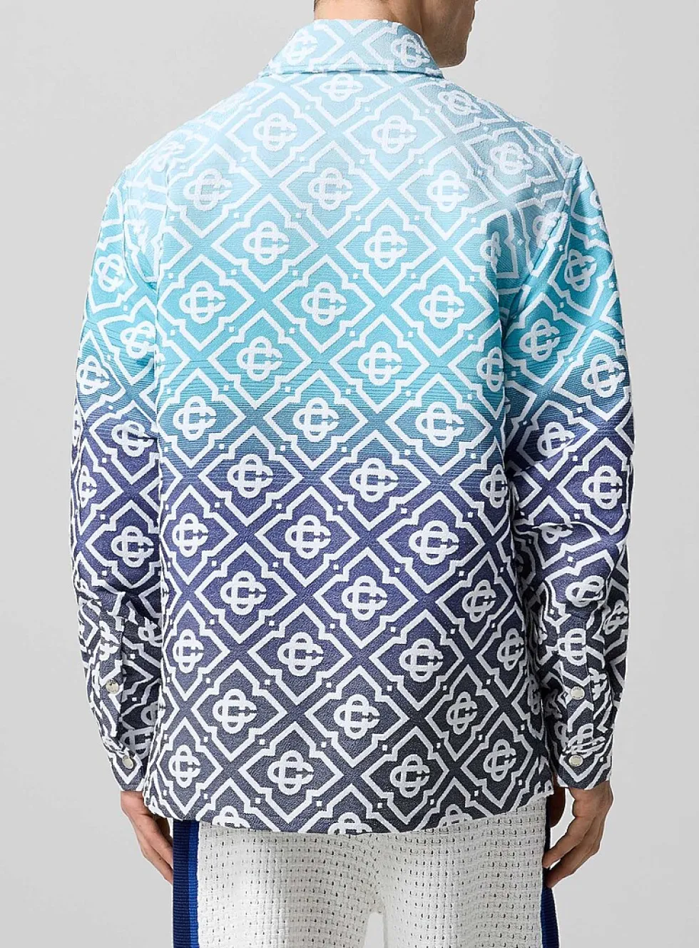 Shade terry jacquard overshirt
