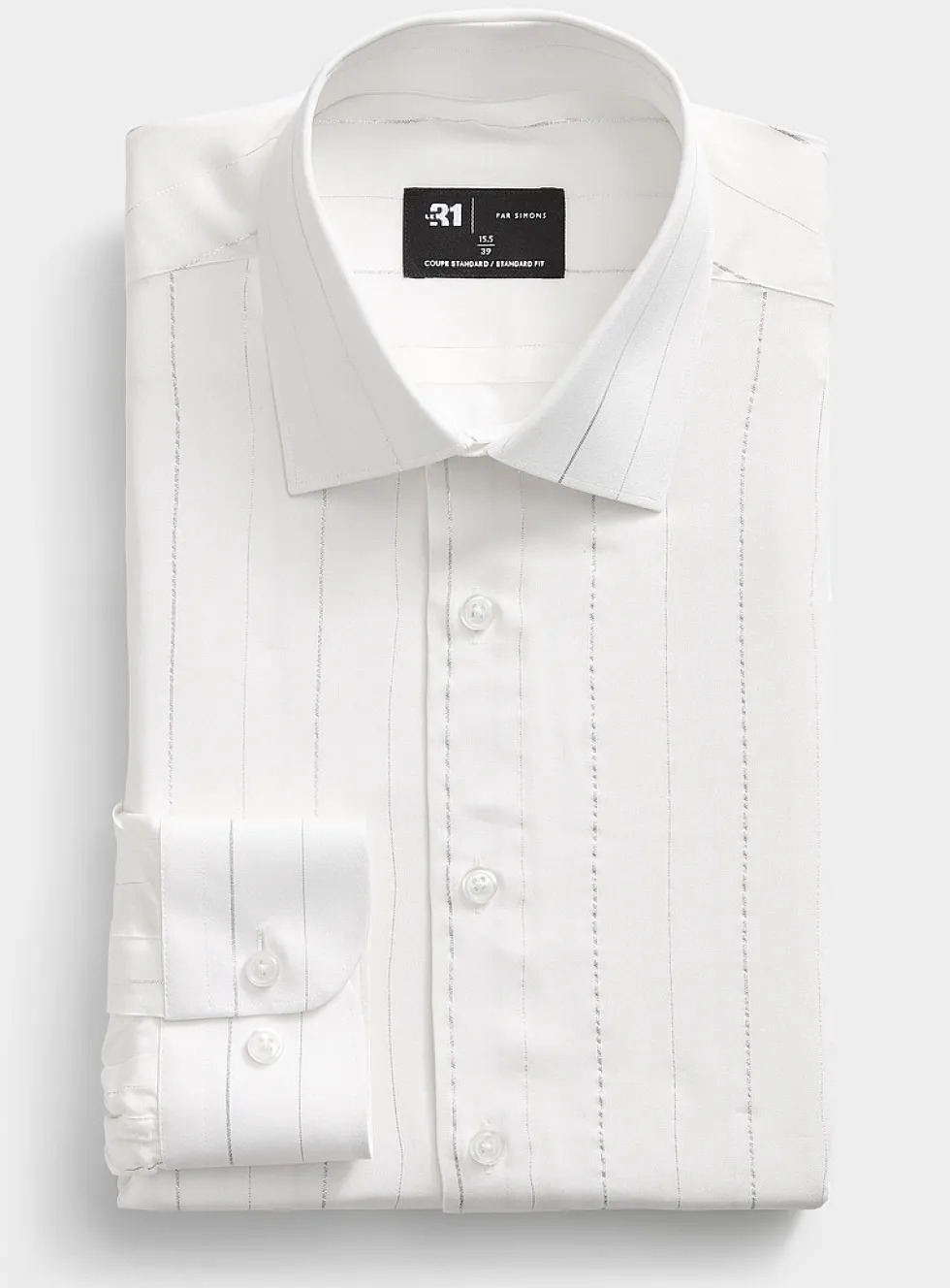 Shimmery stripe shirt