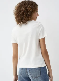 Short-sleeve crew-neck tee