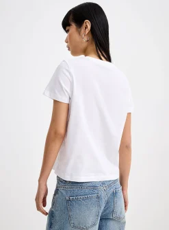 Short-sleeve crew-neck tee