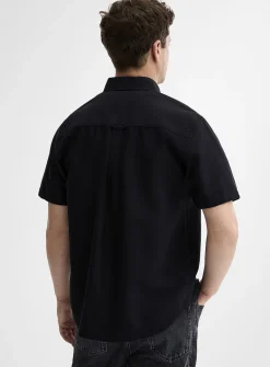 Short-sleeve Oxford shirt