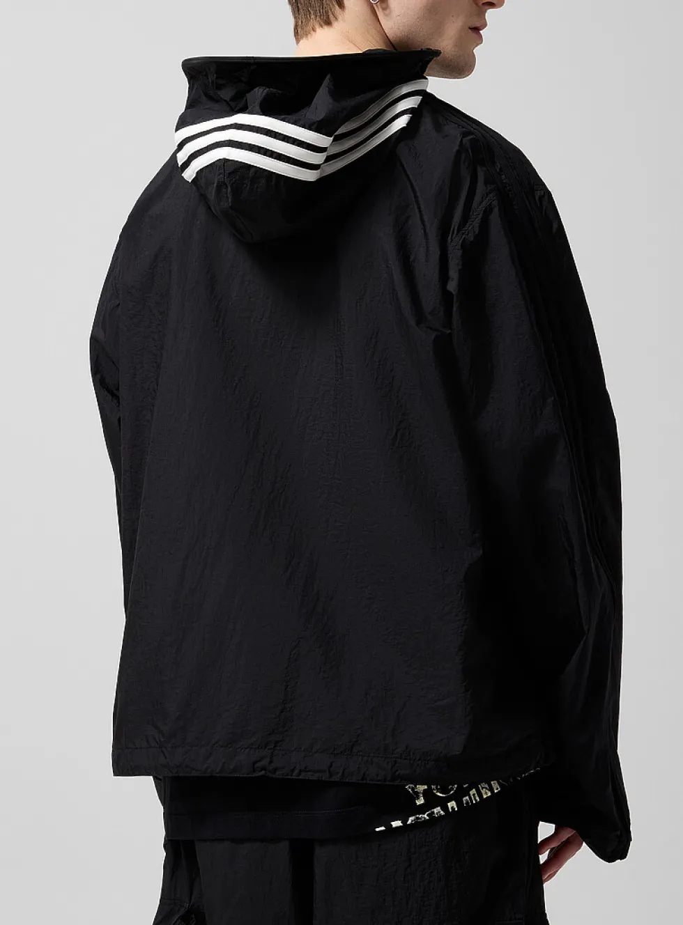Signature stripes wire inserts windbreaker