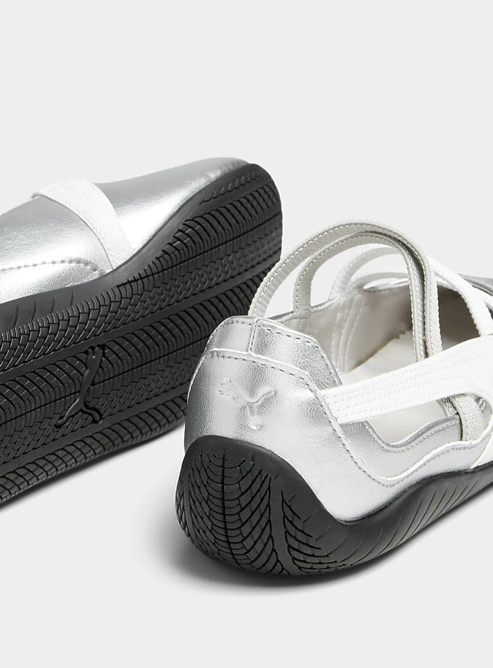 Silver Speedcat Ballet sneakers