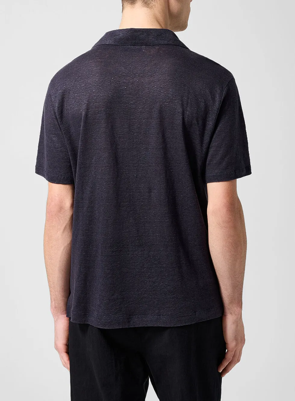 Simon pure linen polo shirt