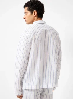 Skyler striped seersucker shirt