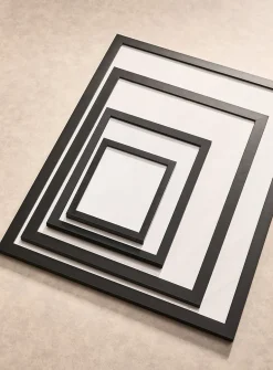 Sleek pine wood frame