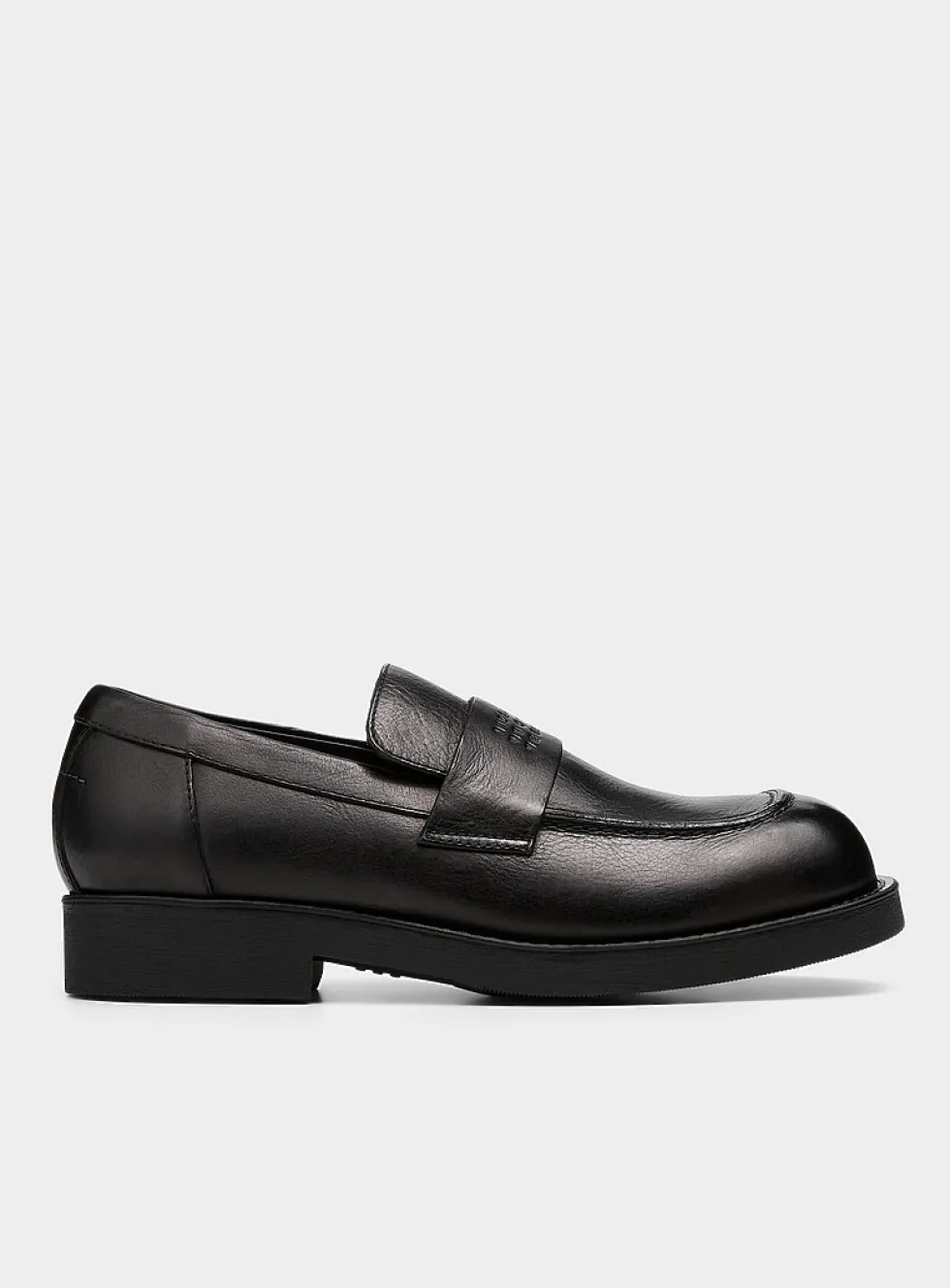 Sleek square-toe loafers