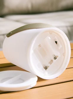 Sleek wireless indoor-outdoor lamp