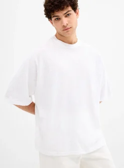 Slub jersey raglan T-shirt