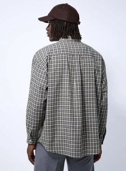 Small check shirt