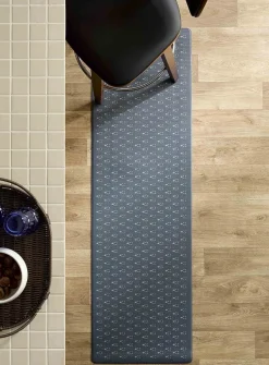 Small flowers kitchen mat