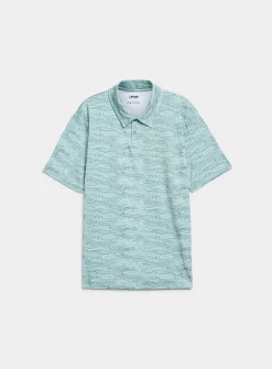 Small patterns golf polo