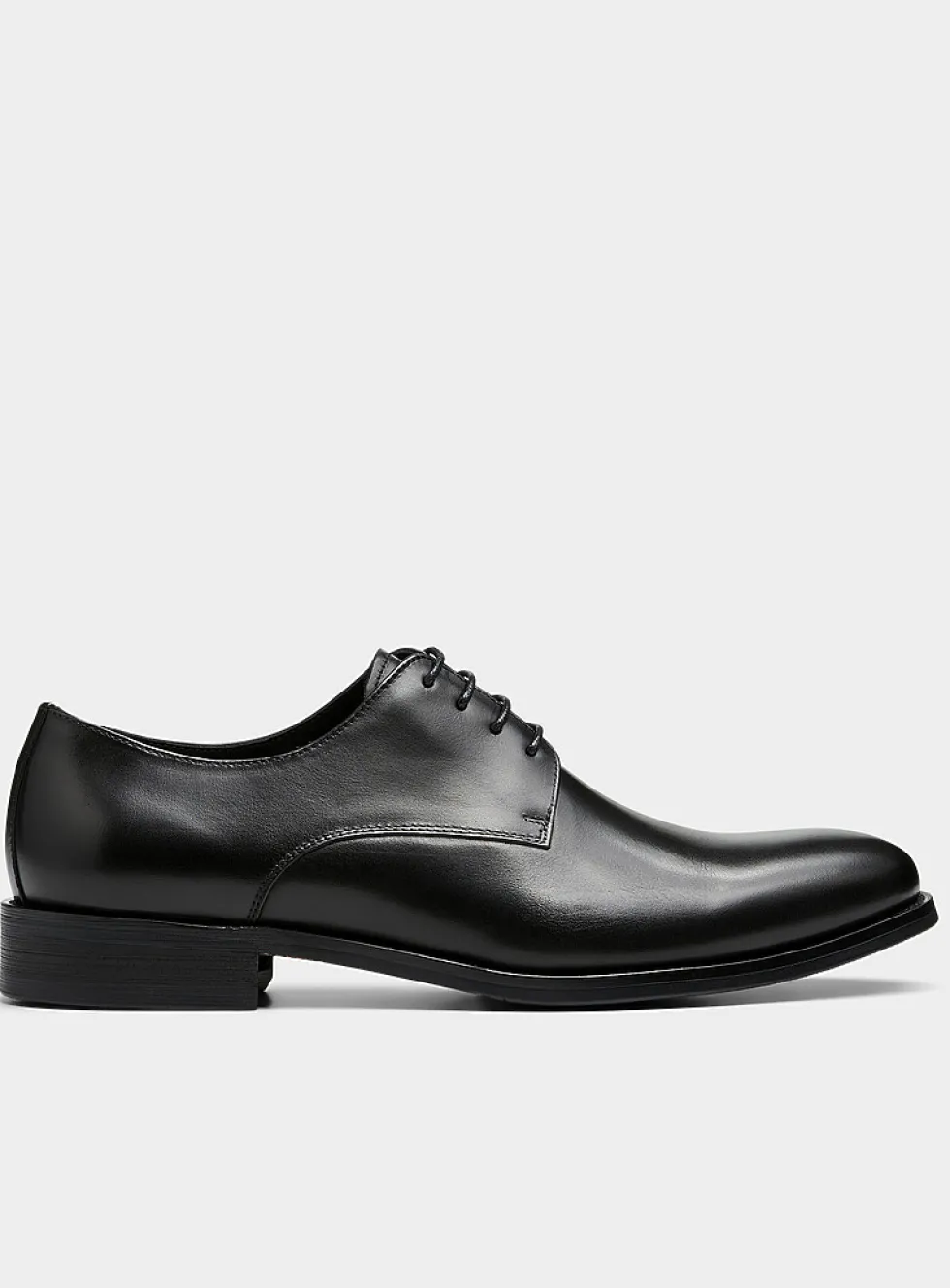 Smooth leather derby shoes