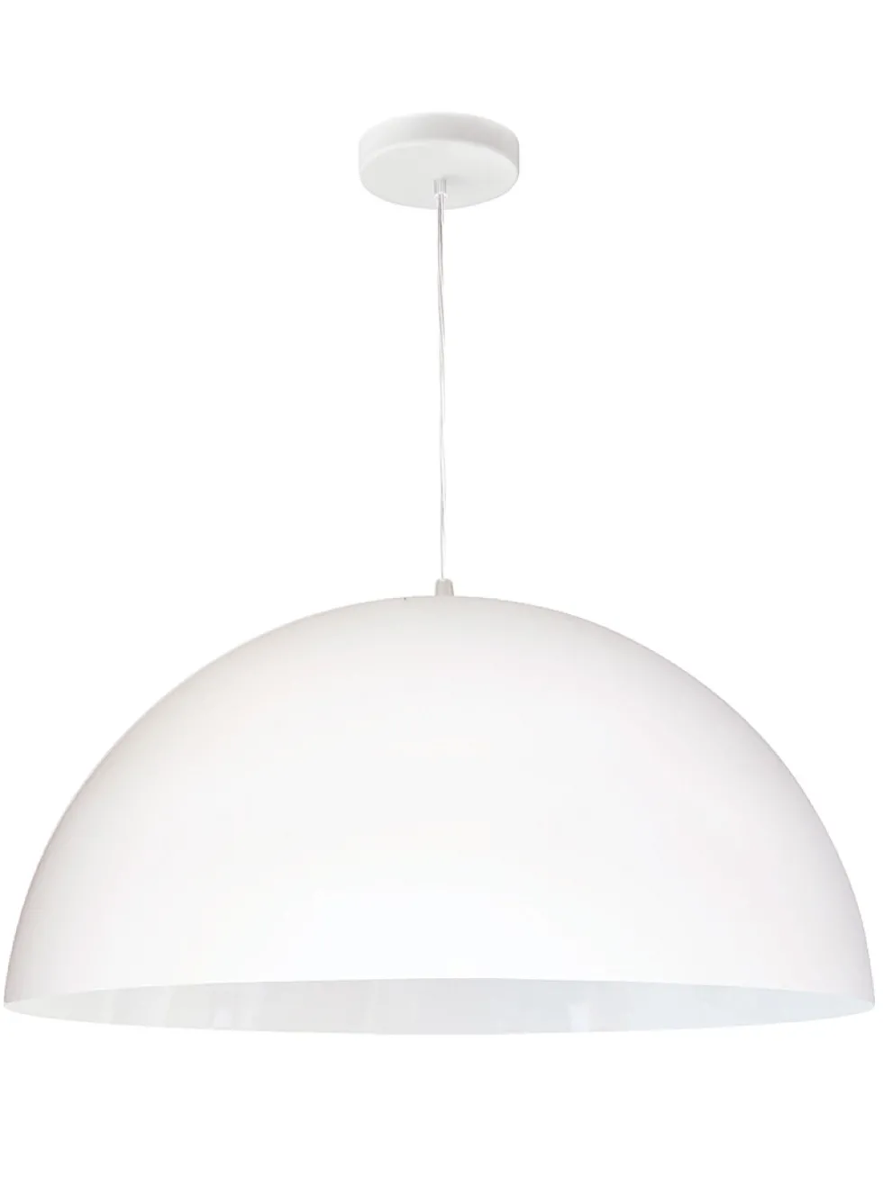 Snowy dome hanging lamp