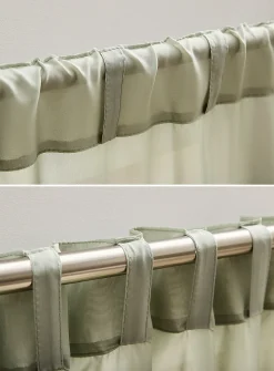 Soft tone plain sheer curtains