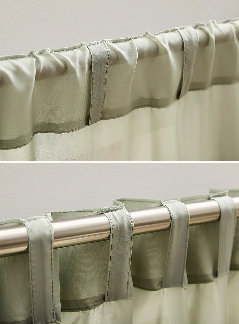Soft tone plain sheer curtains