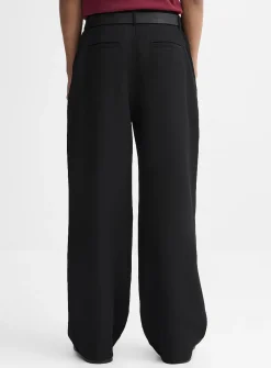 Soft twill wide pant