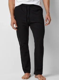 Solid brushed finish pyjama pant