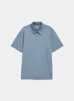 Solid colour golf polo