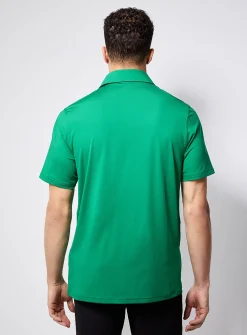 Solid cool jersey golf polo