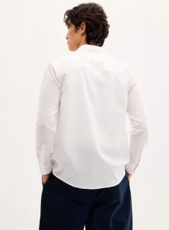 Solid linen shirt