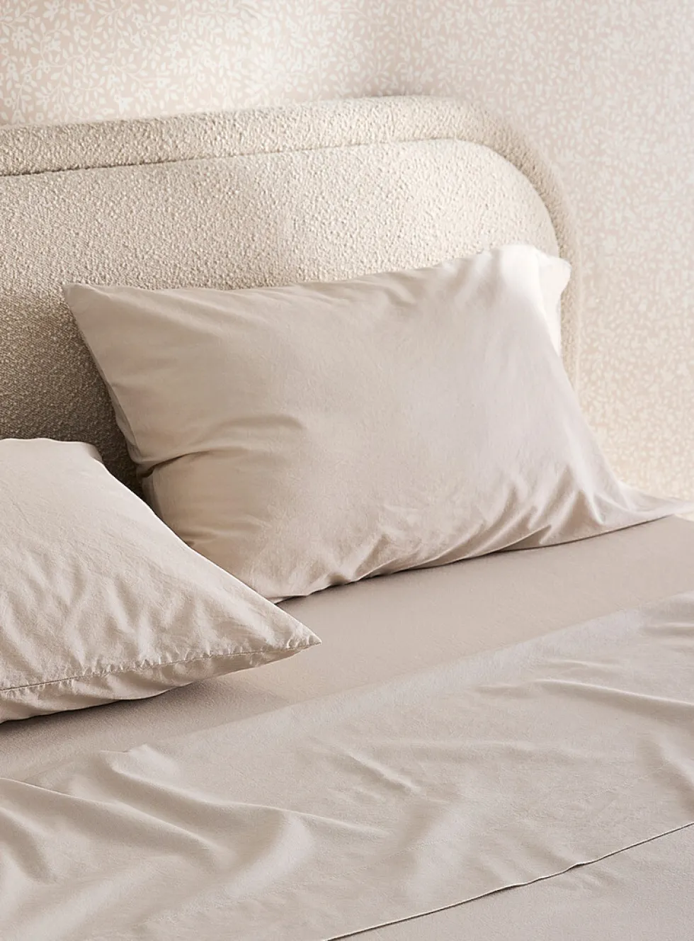 Solid pure organic cotton pillowcases