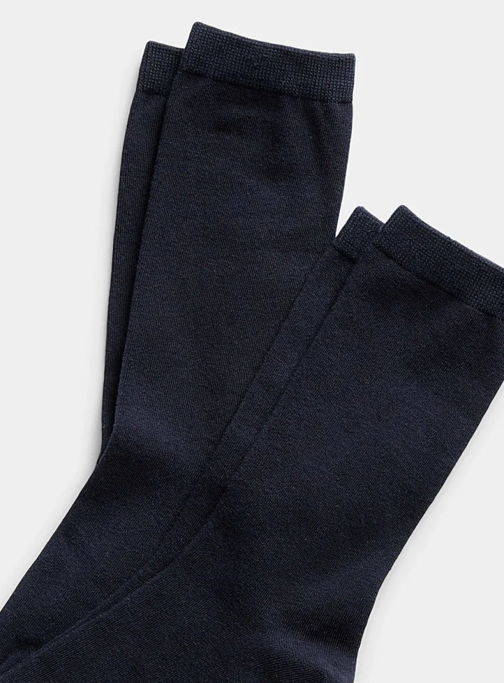 Solid stretch socks