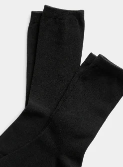 Solid stretch socks