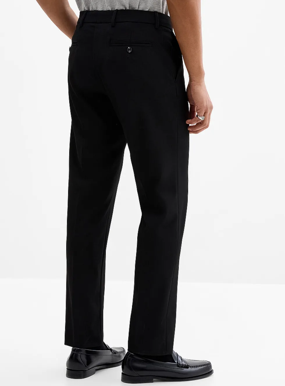Solid twill comfort pant