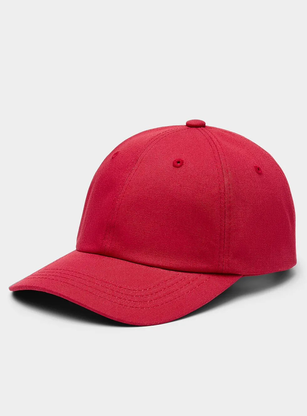 Solid twill minimalist cap