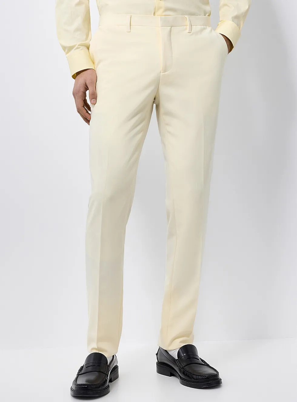 Solid-colour pant