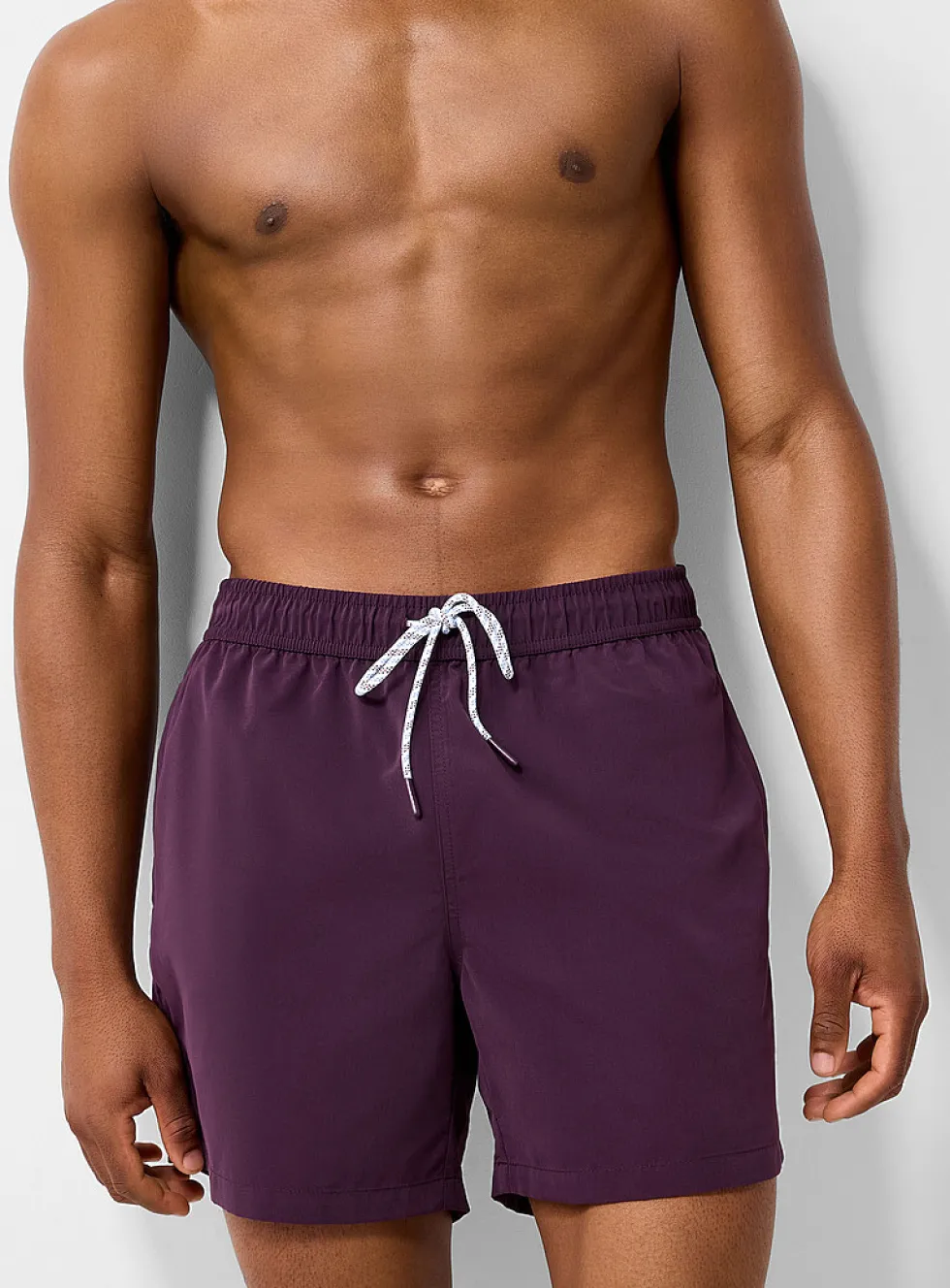 Solid-coloured swim short