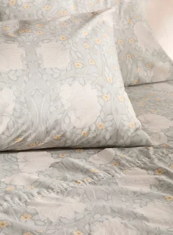 Soothing poppies percale plus sheet