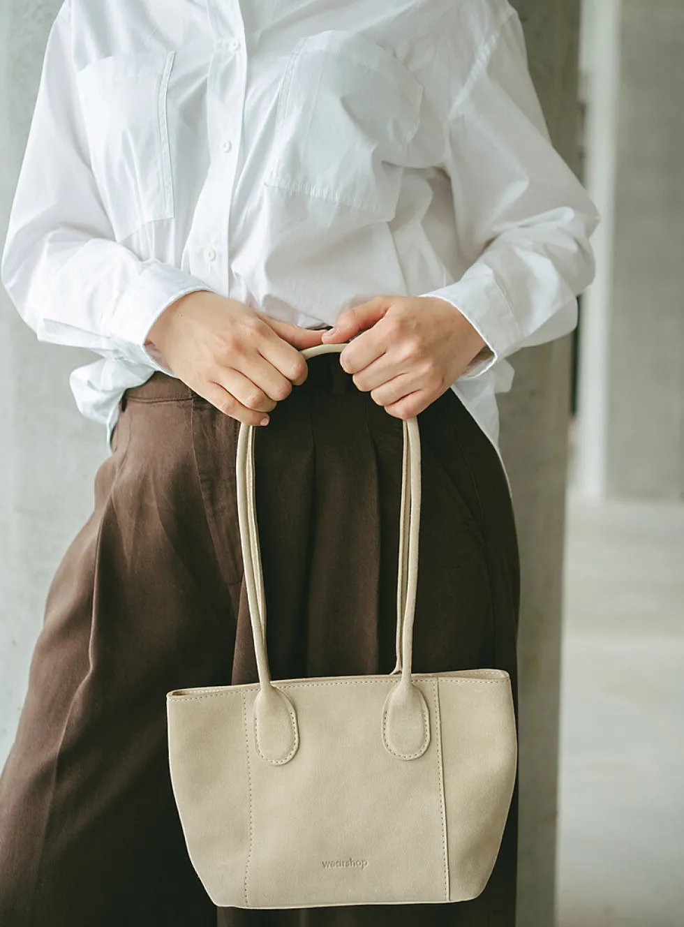 Sophie small suede bag