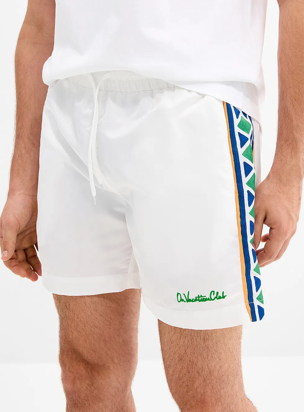 Sorrento Resort white swimsuit