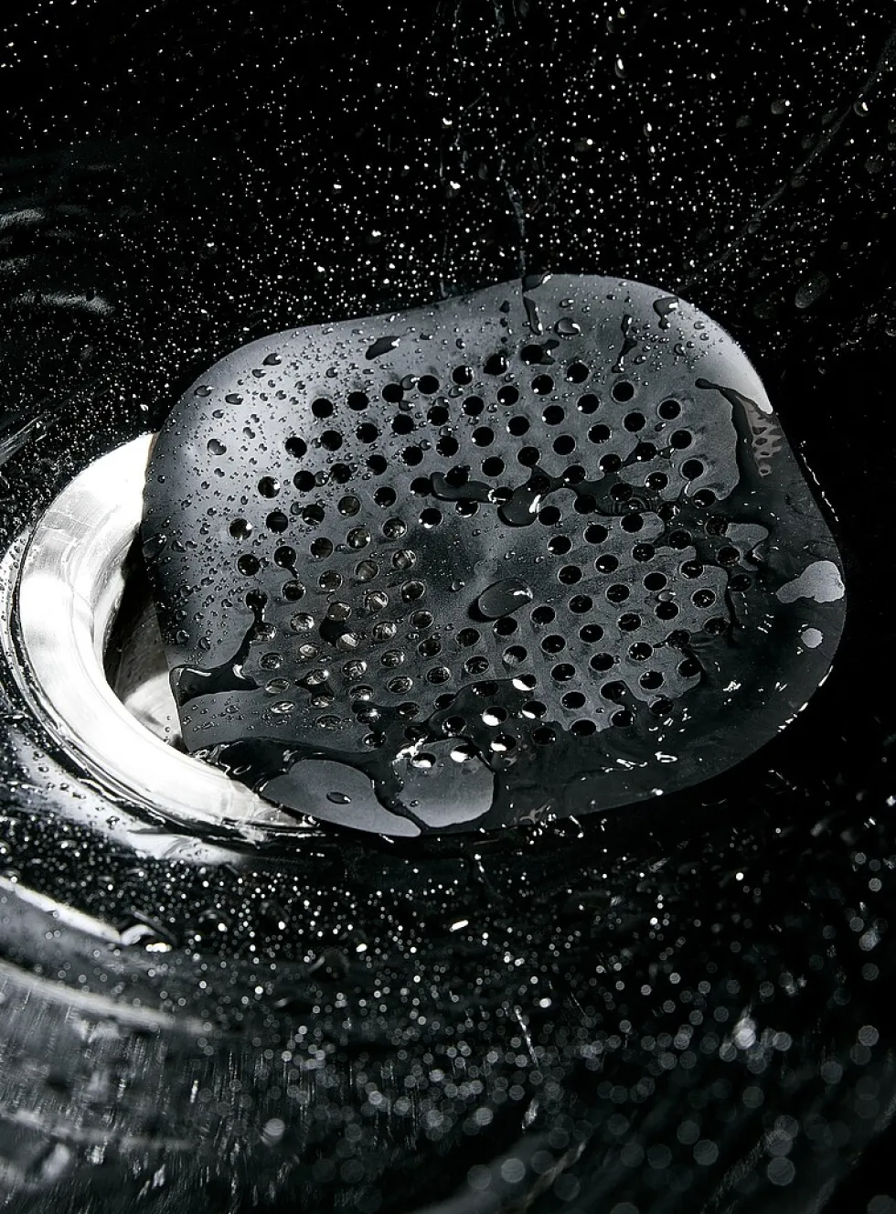 Square drain hair catcher