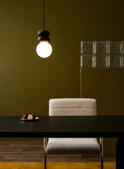 Stacked donut hanging lamp
