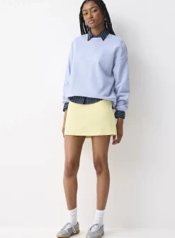 Straight dressy miniskirt