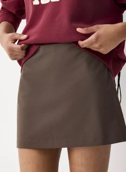 Straight dressy miniskirt