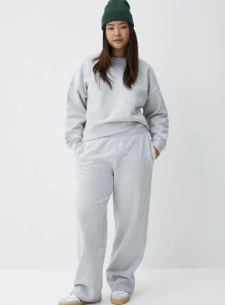 Straight-leg fleece pant
